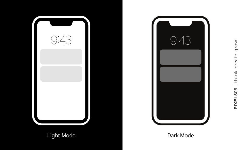 Black and white user experience design